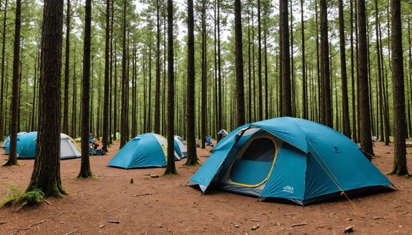Camping en forêt dans les Landes: immersion totale